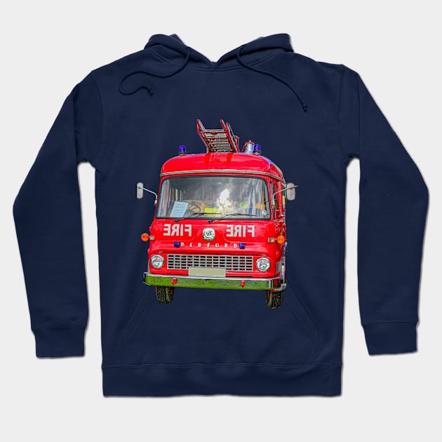 Fire Engine at local show Hoodie by dalyndigaital2@gmail.com